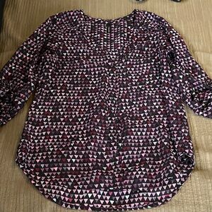 Women's Geometric Patterned Top
